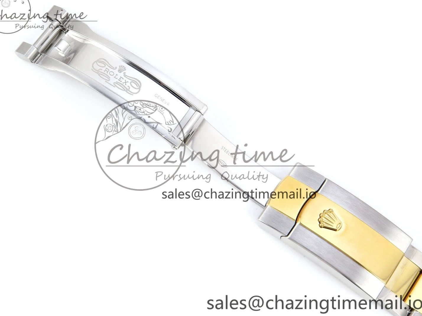 MiroTime 0418 SmartChoice DateJust 36 126233 EWEF Best Edition YG Stick Dial on SS YG Oyster Bracelet A 669